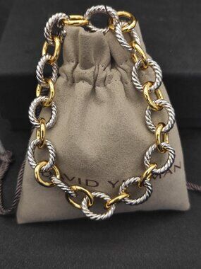 David Yurman Colored Double Ring Bracelet